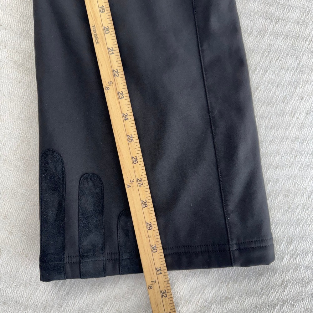 CB Sports Womens Softshell Ski Pants Black Fleece Lined Snow Pants Size M - Picture 13 of 16